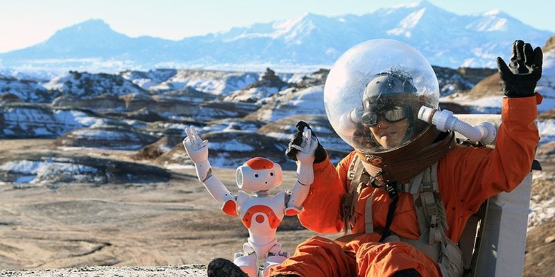 NAO is the first robot that goes to Mars