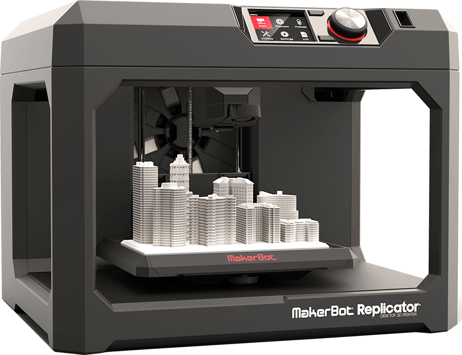 Impresora-3D-de-escritorio-MakerBot-Replicator