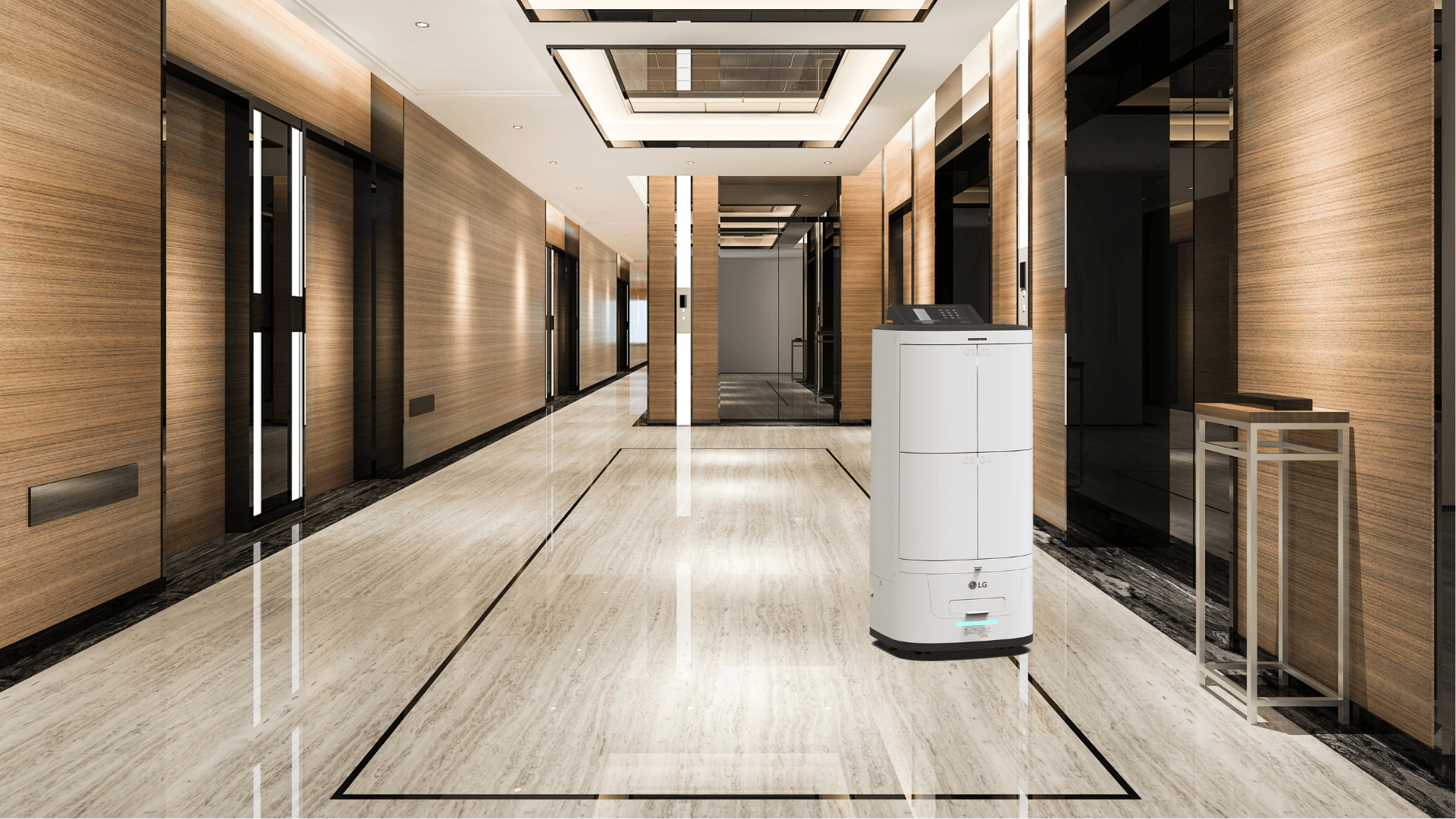 LG Cloi Room Service Robot | Professional Grade