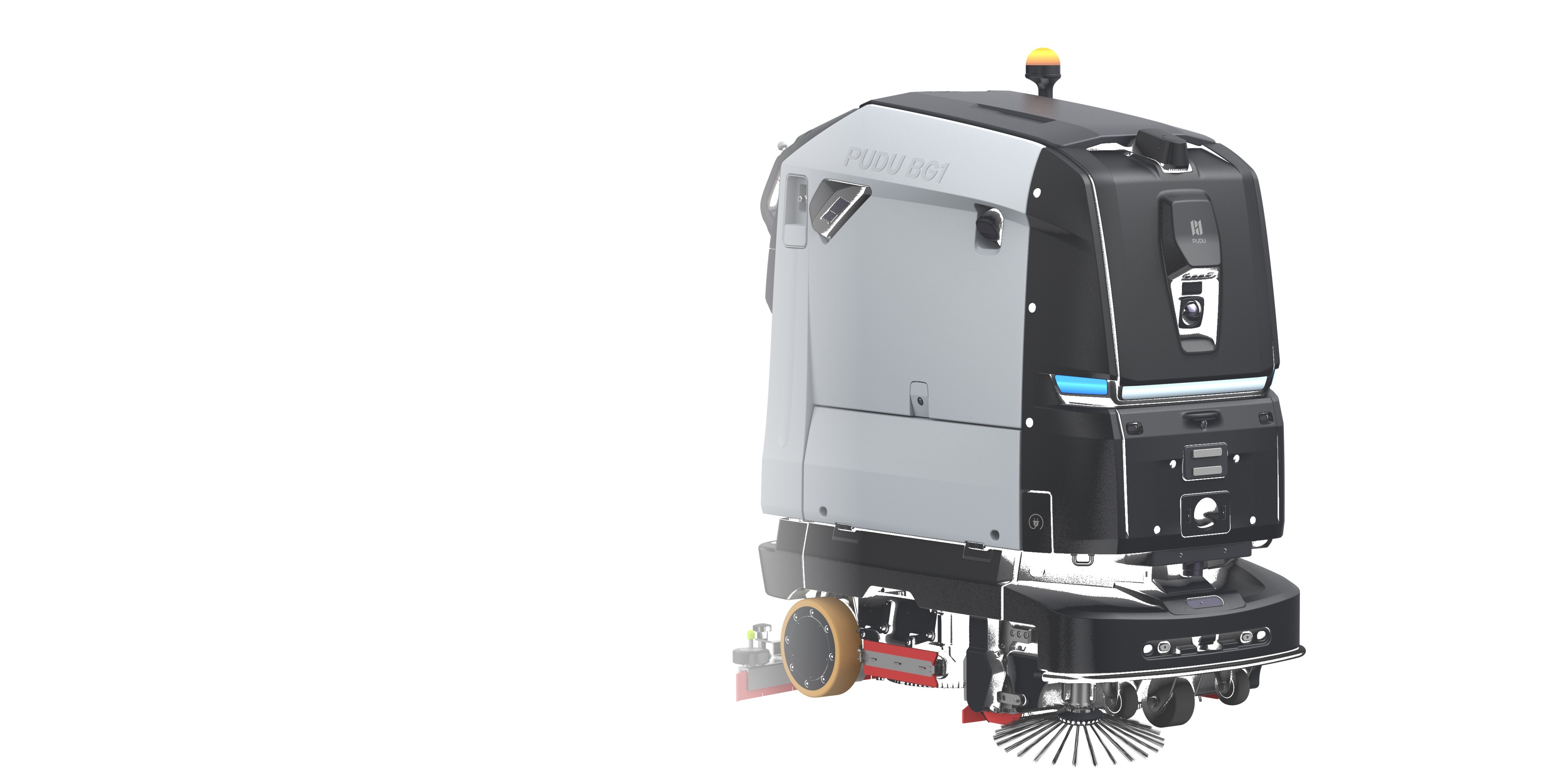 Pudu BG1 Series | Large Commercial Scrubber-Dryer Robot