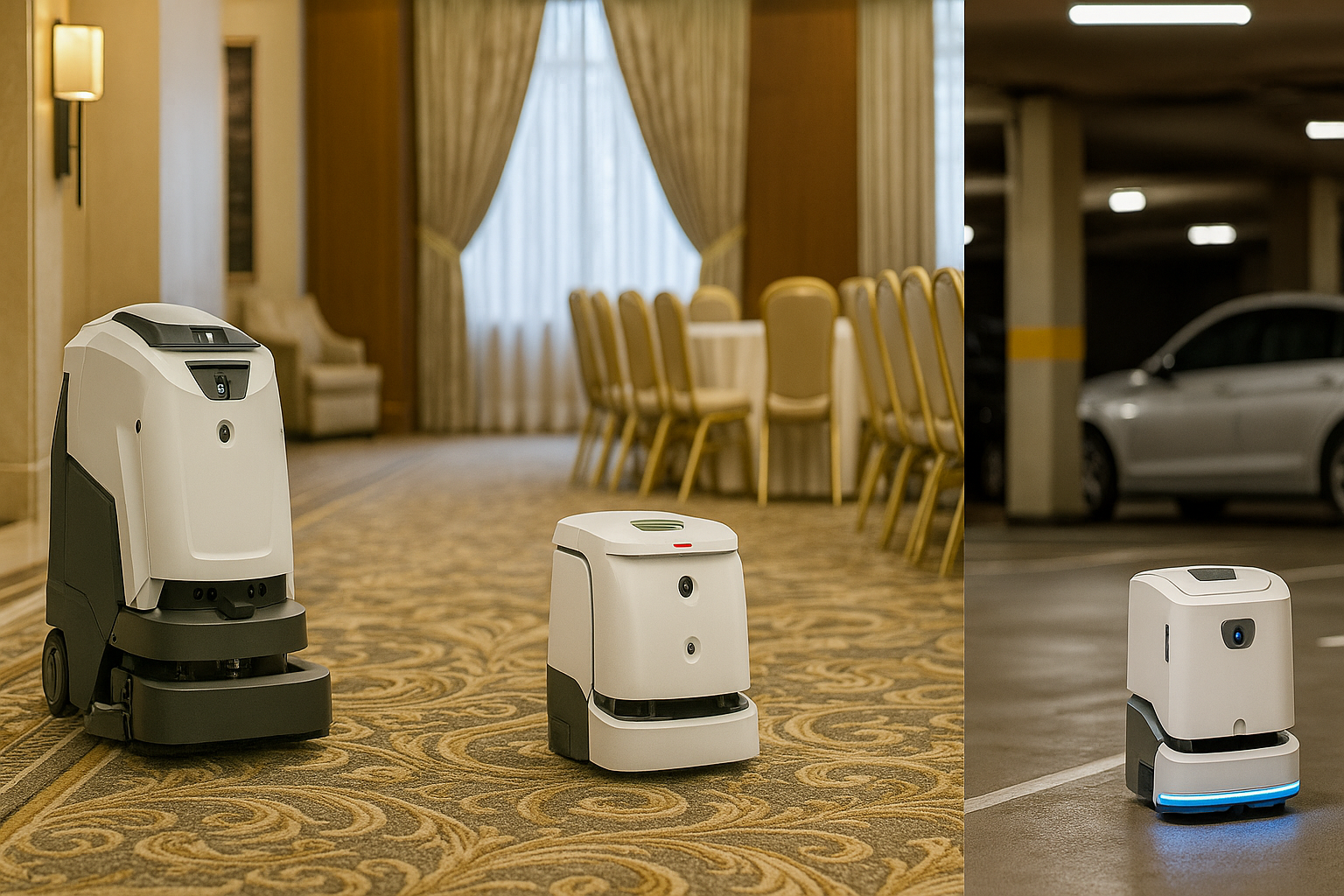 Exploring commercial cleaning robot solutions for large hotel spaces