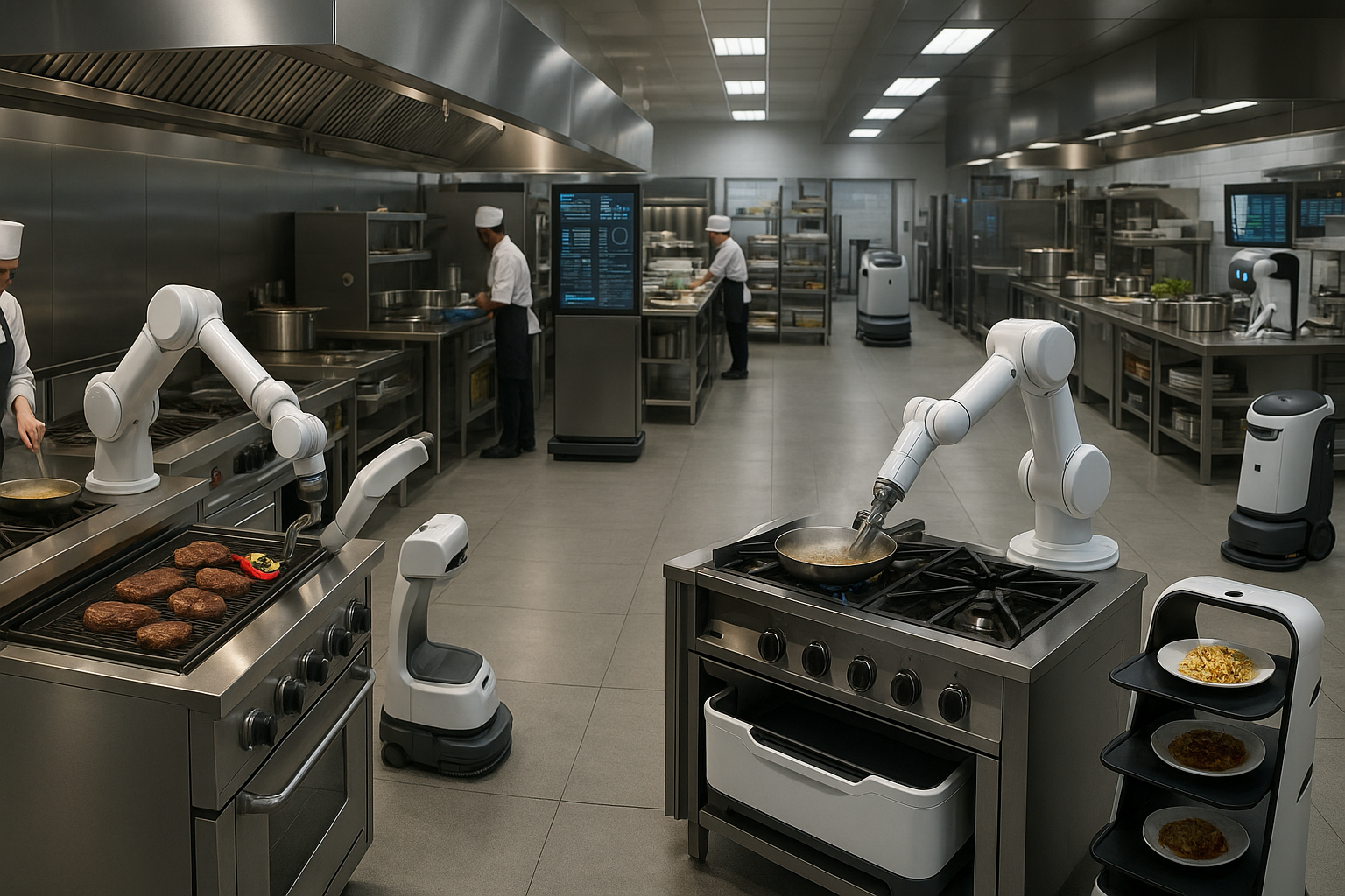 Exploring commercial restaurant automation solutions for large-scale operations.