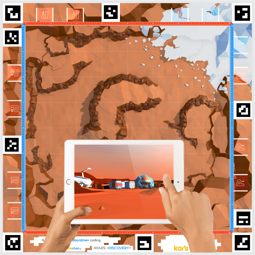 Mars Discovery AR VR Adventure Mat -Kai’s Clan