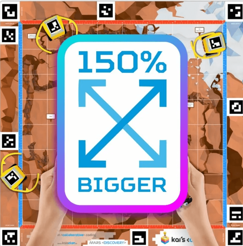 Super size Mars Discovery AR VR Adventure Mat