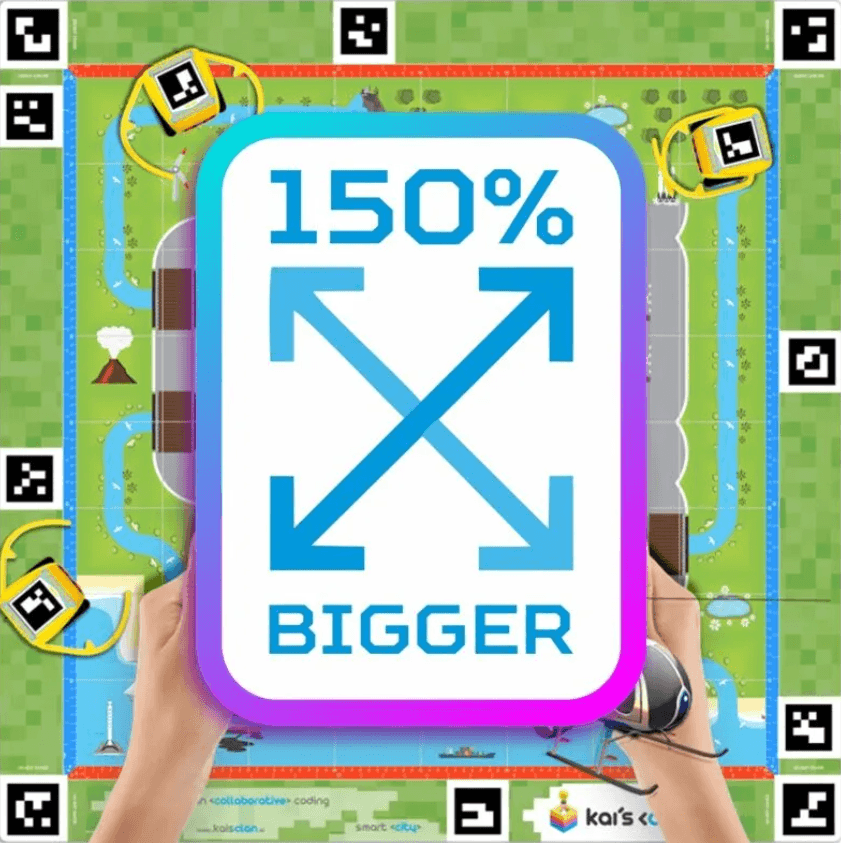 Super size Smart City AR VR Adventure Mat